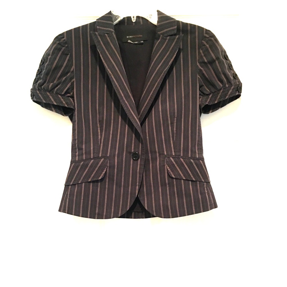 BCBGMAXAZRIA stripe suit size XXS.
